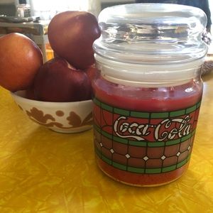 🕯 Vtg. Coca Cola Jar Candle